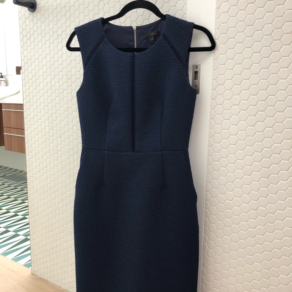 JCrew Navy Portfolio Dress - Excellent Condition
